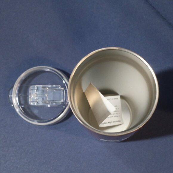 NWOT DUNKIN' DONUTS TUMBLER 20 oz. Red with Clear Lid - Picture 5 of 7